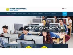Universitas Persada Indonesia YAI's Website Screenshot