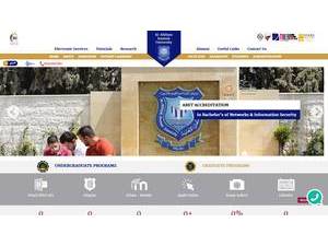Al-Ahliyya Amman University's Website Screenshot
