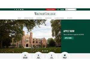 Wagner College's Website Screenshot