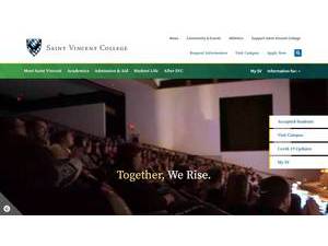 Saint Vincent College's Website Screenshot