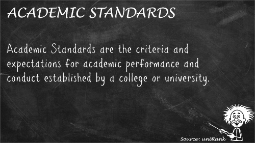 Academic Standards definition