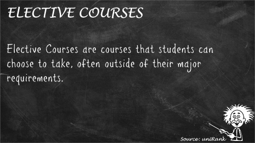 Elective Courses definition