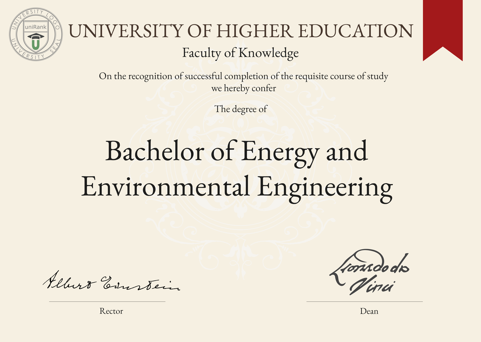 Bachelor Of Energy And Environmental Engineering B.E.E.E. | UniRank