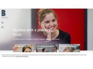 Bern University of Applied Sciences's Website Screenshot