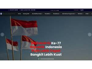 University of Bangka Belitung's Website Screenshot