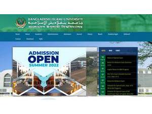 বাংলাদেশ ইসলামী বিশ্ববিদ্যালয's Website Screenshot