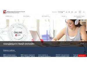 International Business School, Botevgrad's Website Screenshot