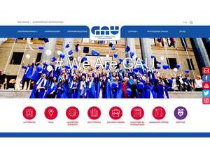Georgian American University's Website Screenshot