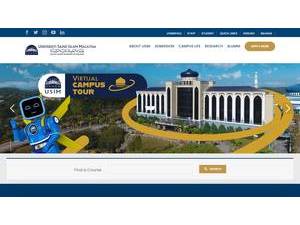 Islamic Science University of Malaysia's Website Screenshot