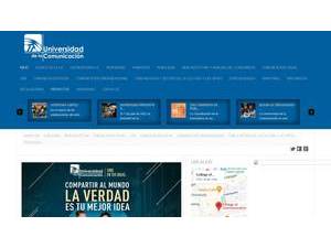 Universidad de la Comunicación S.C.'s Website Screenshot