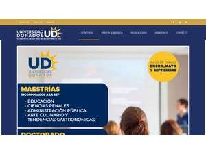 Dorados University's Website Screenshot