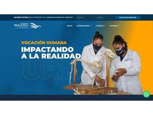 Universidad Realística de México's Website Screenshot