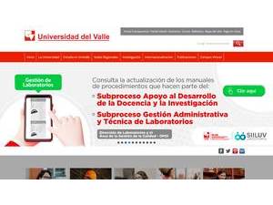 University of the Valley's Website Screenshot