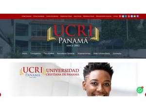 Universidad Cristiana de Panamá's Website Screenshot