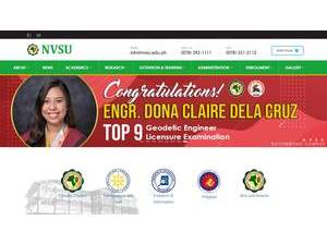Nueva Vizcaya State University's Website Screenshot