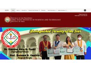 Abra State Institute of Science and Technology's Website Screenshot