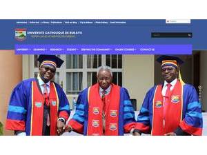 Catholic University of Bukavu's Website Screenshot