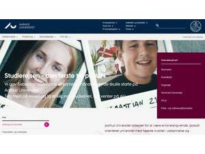 Aarhus University's Website Screenshot