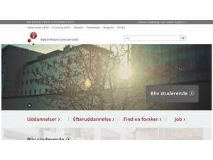 Københavns Universitet's Website Screenshot
