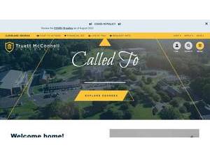 Truett McConnell University's Website Screenshot