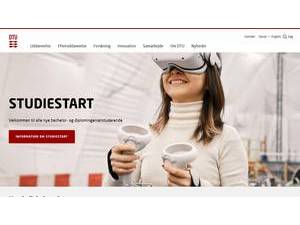 Technical University of Denmark's Website Screenshot