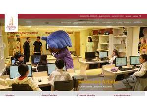 American University of Kuwait's Website Screenshot