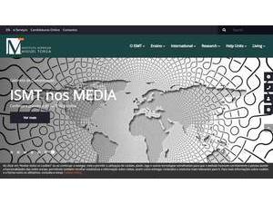 Miguel Torga Higher Institute's Website Screenshot