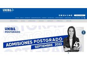 Ibero-American University's Website Screenshot