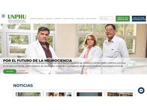 Pedro Henríquez Ureña National University's Website Screenshot
