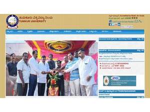 ತುಮಕೂರು ವಿಶ್ವವಿದ್ಯಾಲಯ's Website Screenshot