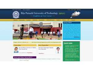 Biju Patnaik University of Technology's Website Screenshot