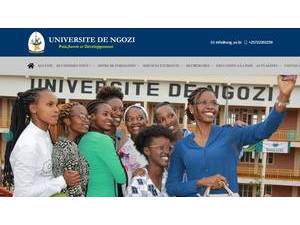Université de Ngozi's Website Screenshot