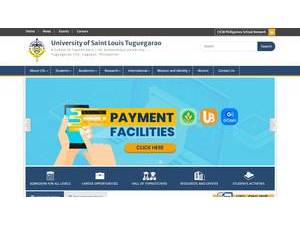 University of Saint Louis's Website Screenshot