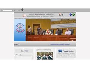 أكاديمية السودان للعلوم's Website Screenshot