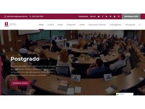 Espiritu Santo University's Website Screenshot