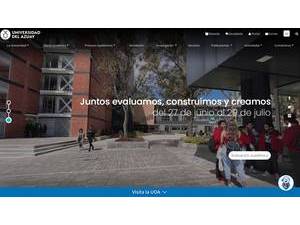 University of Azuay's Website Screenshot