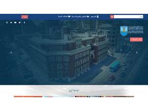 Alexandria University's Website Screenshot