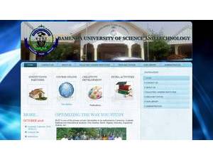 Bamenda University of Science and Technology's Website Screenshot