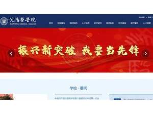 沈阳医学院's Website Screenshot