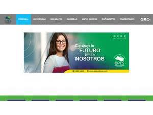 Universidad Politécnica de El Salvador's Website Screenshot