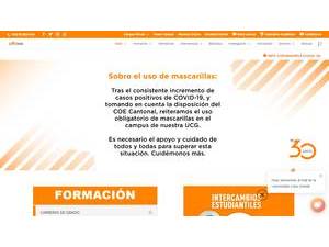 Universidad Casa Grande's Website Screenshot