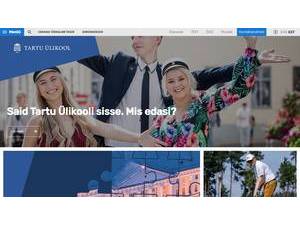 Tartu Ülikool's Website Screenshot