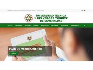 Luis Vargas Torres Technical University's Website Screenshot