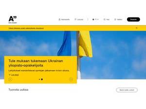 Aalto University's Website Screenshot