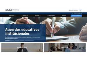 InterNaciones University's Website Screenshot