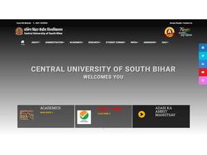 बिहार केन्द्रीय विश्वविद्यालय कैम्प's Website Screenshot