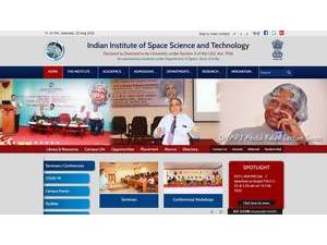 Indian Institute of Space Science and Technology's Website Screenshot