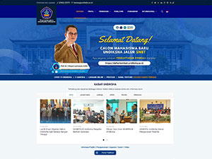 Universitas Pendidikan Ganesha's Website Screenshot