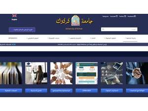 University of Kirkuk's Website Screenshot