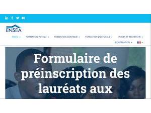 École Nationale Supérieure de Statistique et d'Economie Appliquée's Website Screenshot
